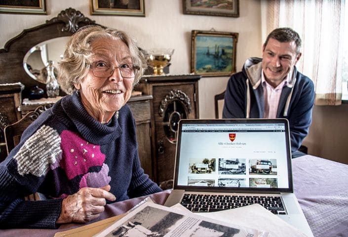 Birgit Holmen og Roy Andersen. Foto: Geir Carlsson, Fredriksstad Blad.