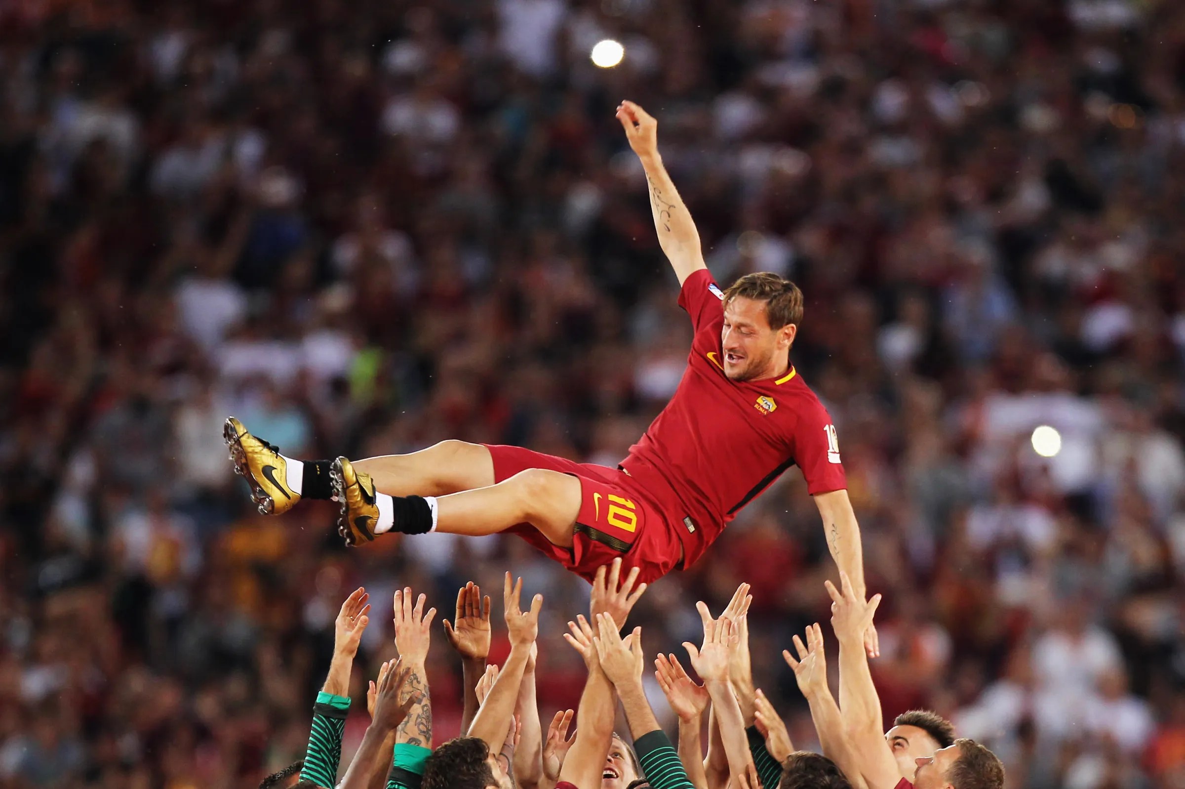 Francesco Totti speaking about Roma’s upcoming centenary
