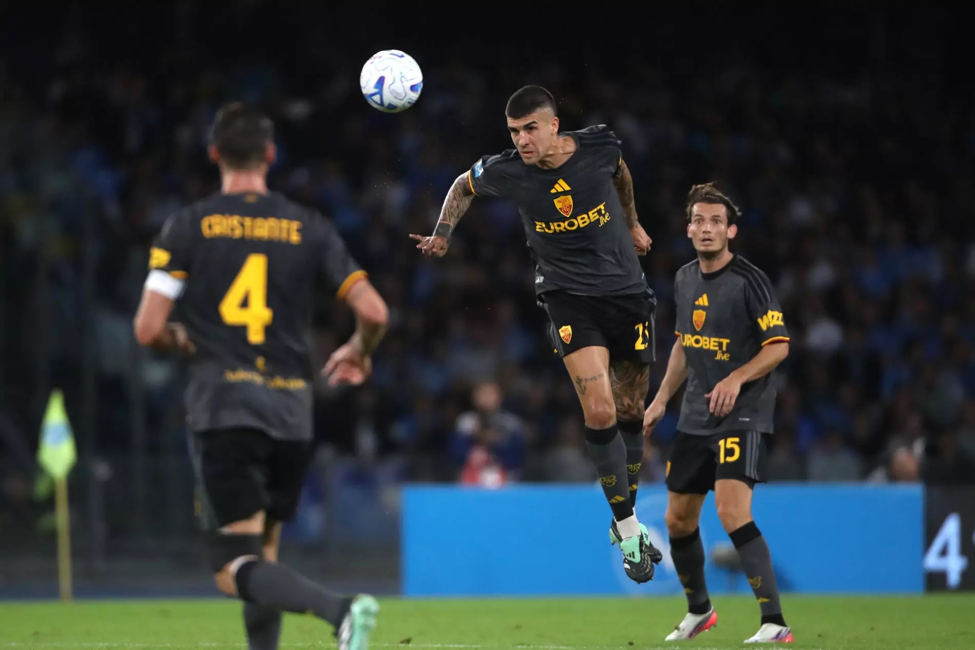 Gianluca Mancini during Napoli against Roma