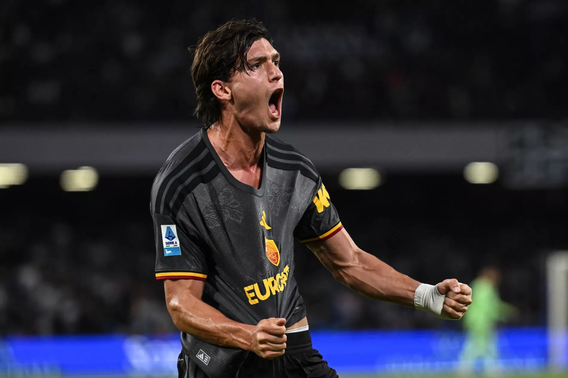 Leonardo Balerdi during Napoli against Roma