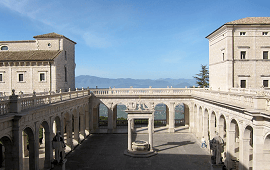 Inside the Abbey of Monte Cassino