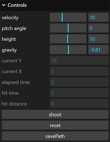 Projectile Selection Menu - Premium Space Photo Gallery - High Resolution