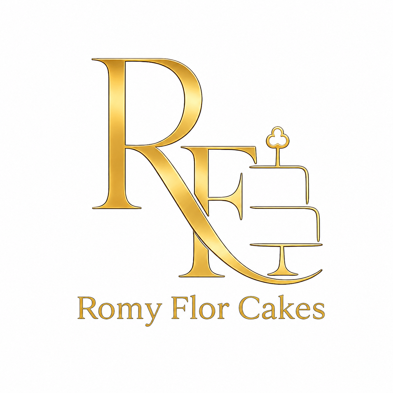 Romy Flor Cakes Logo