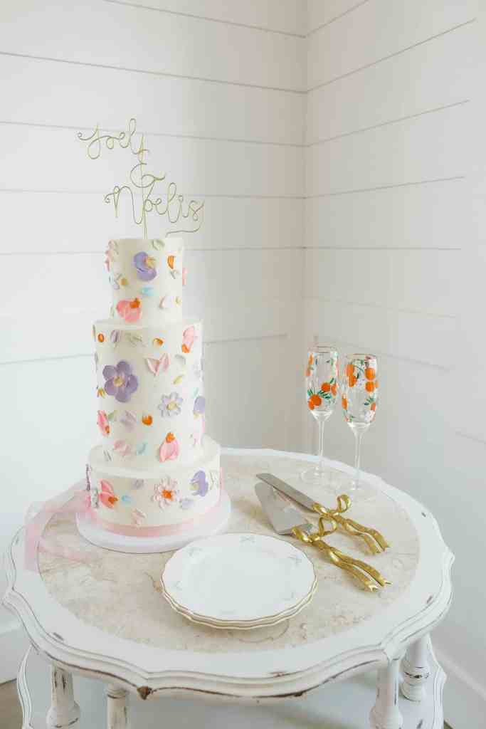 Colorful Wedding Cake