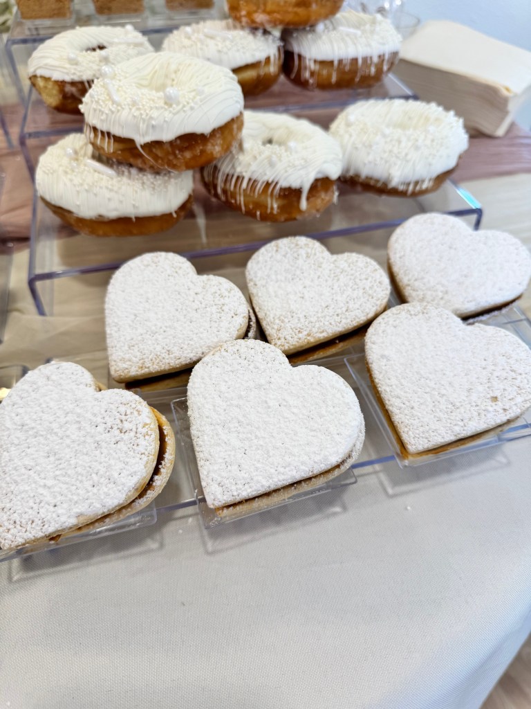 Heart shaped alfajores