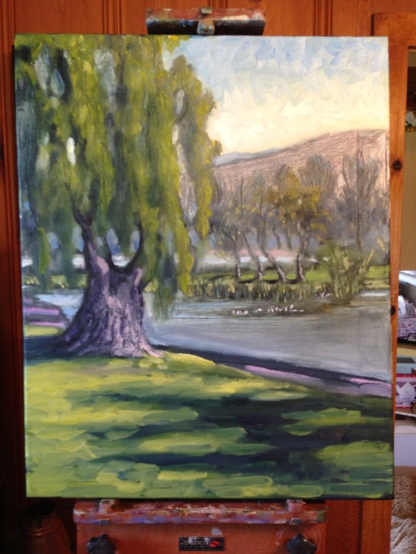 Lindo Lake Painting
