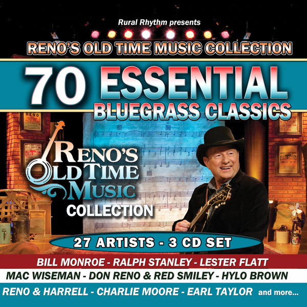 BLUEGRASS INSTRUMENTALS - 90 CLASSICS – 3 CD SET - Ronnie Reno