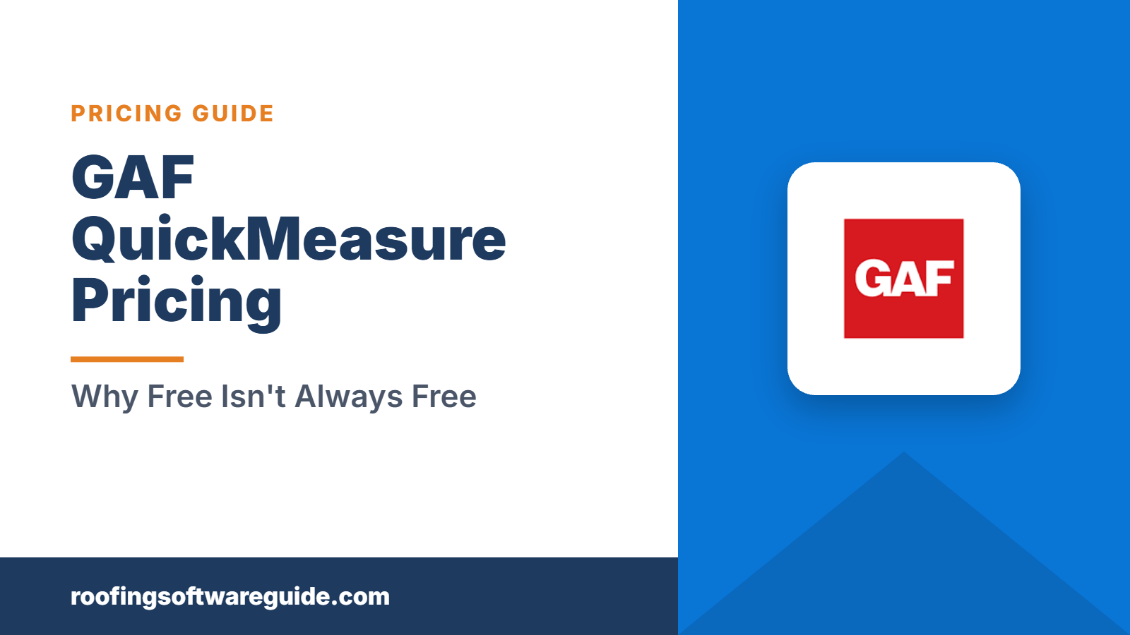 GAF QuickMeasure Pricing: Why Free Isn't Always Free (Roofing Software Guide)