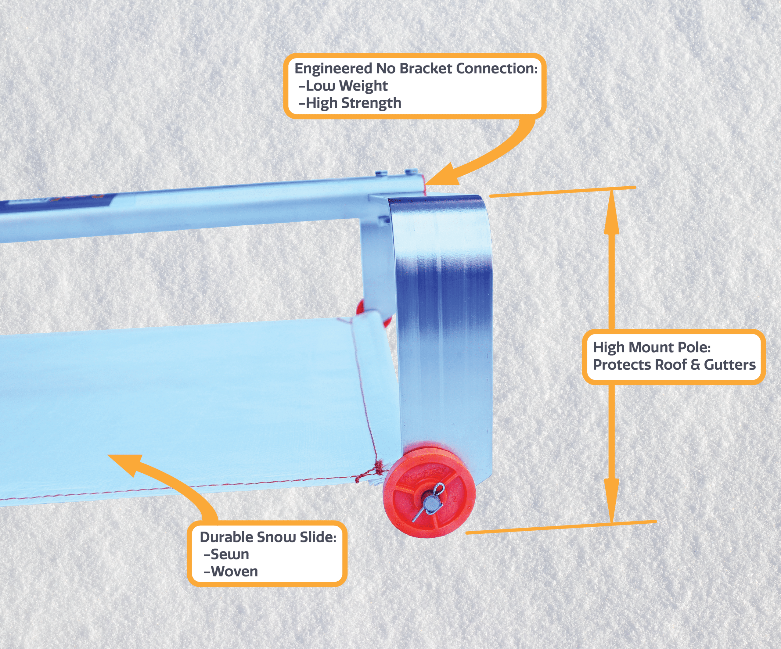 Roof Razor Original Snow Removal Tool - Thumbnail 3