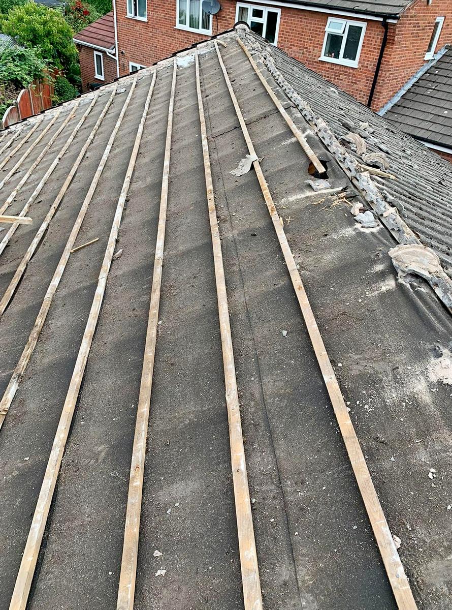 re roofing work