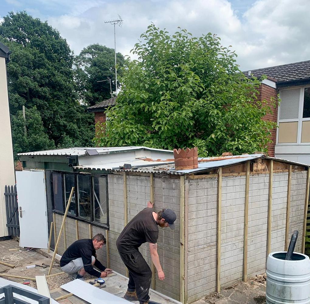 Garage roofing and panelling
