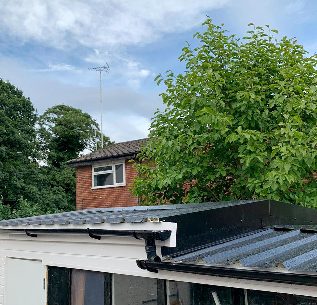 Garage roofing and panelling