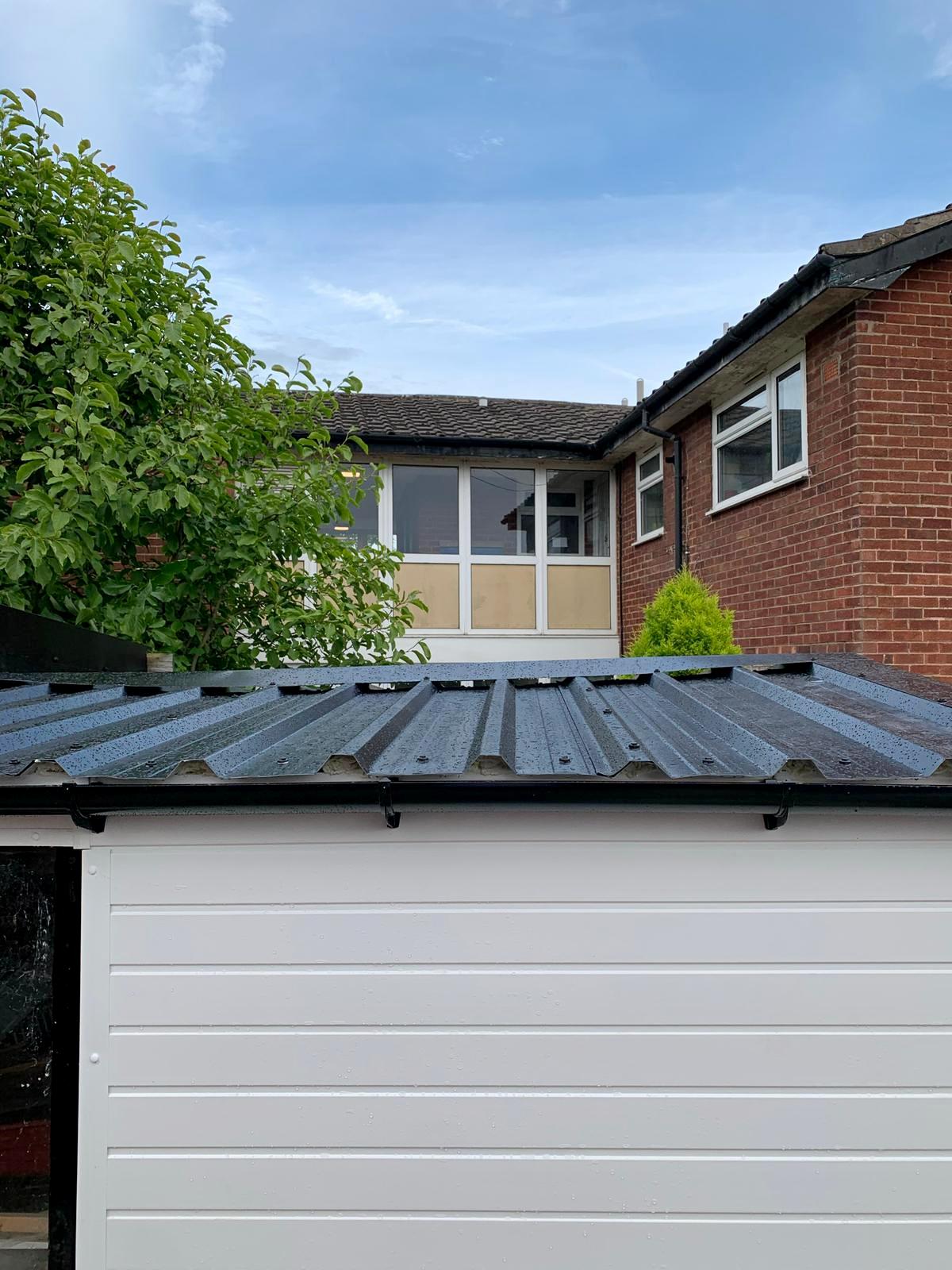 Garage roofing and panelling