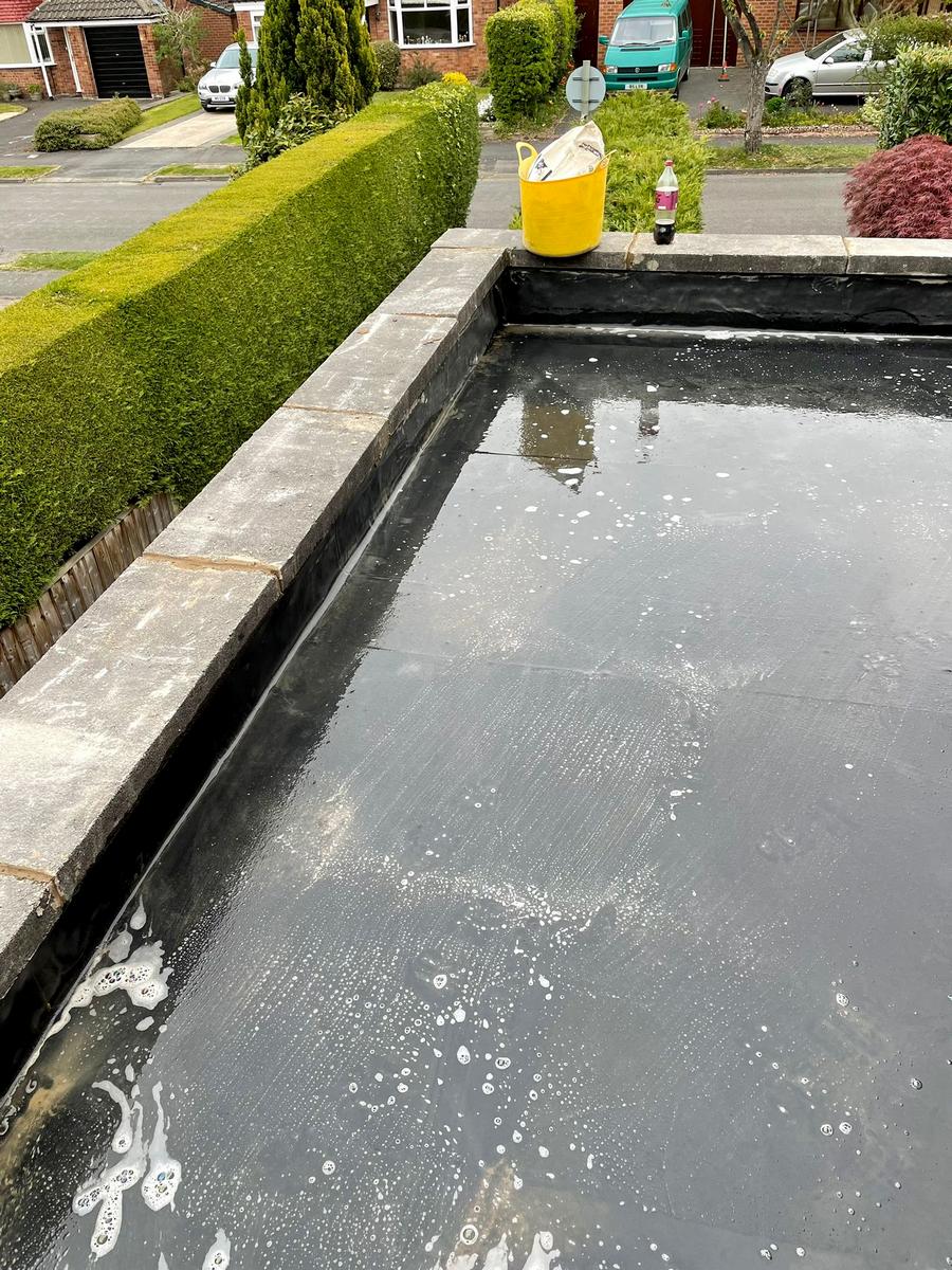flat roofing work