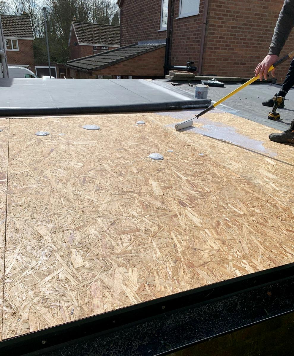 flat roofing work