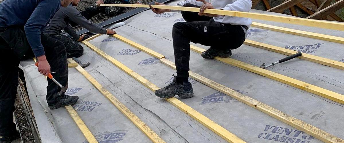 Simple Roofing Contractors at work