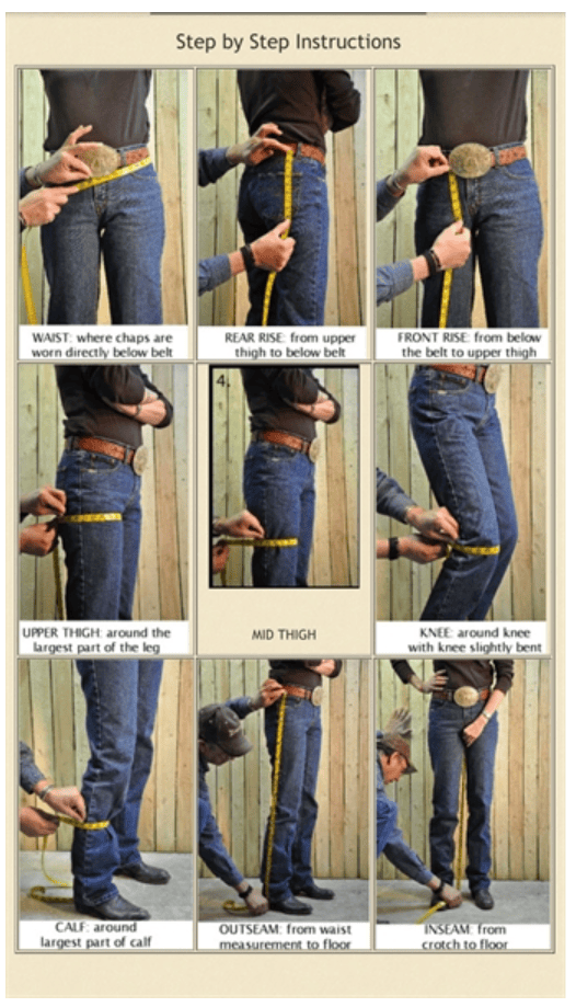 Size Chart (Copy) – Roohide Saddlery