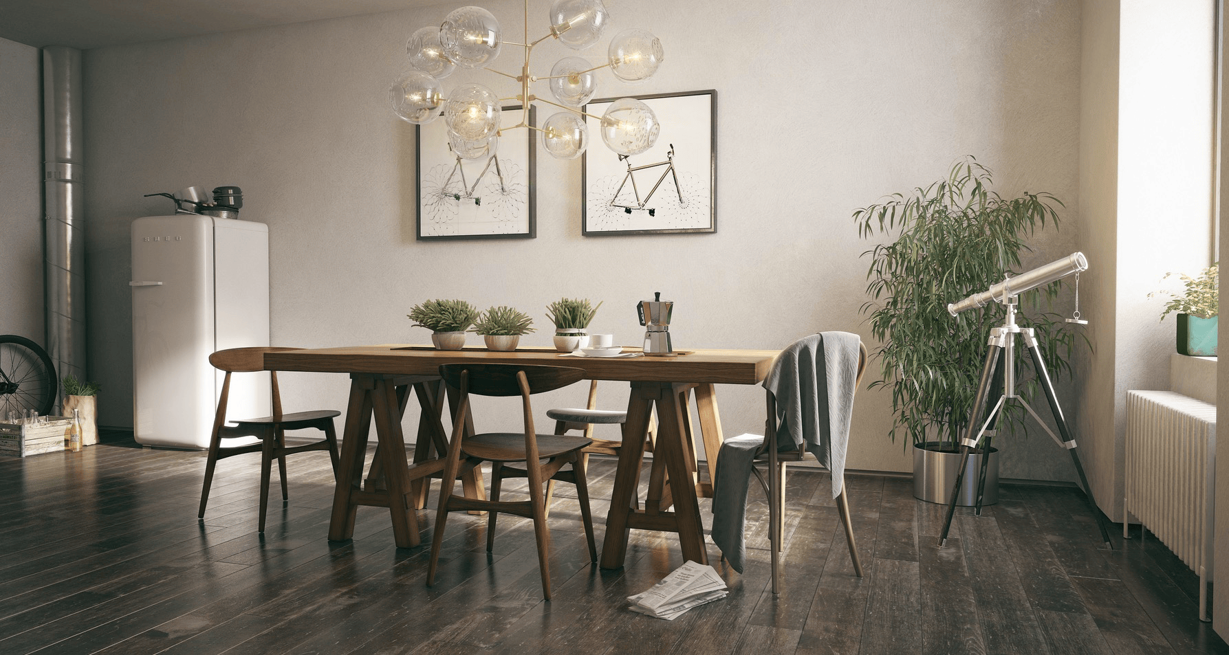 Decorating Wooden Dining Room Ideas Gives A Trendy And Vintage Appearance Roohome