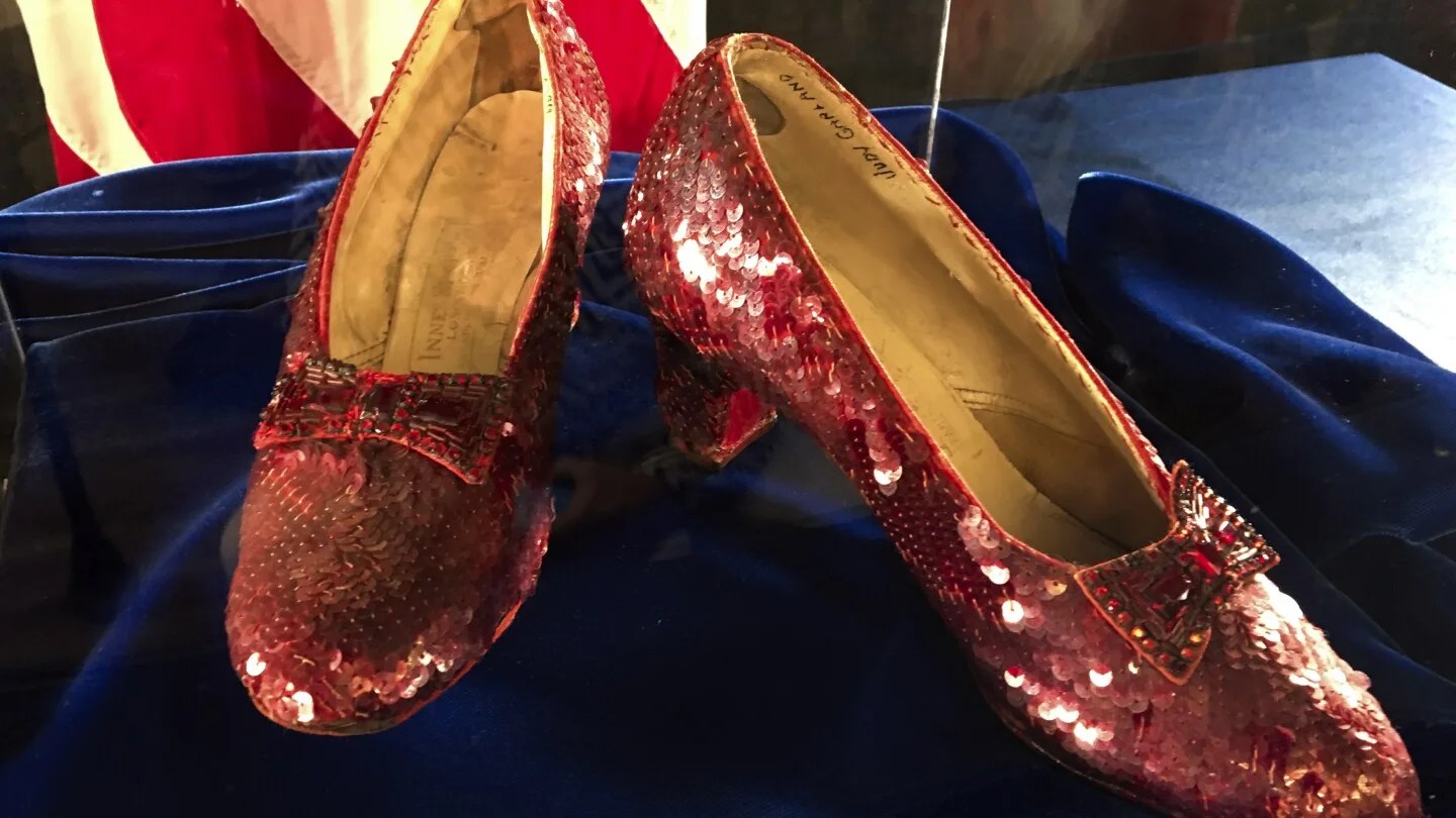 Stolen Ruby Slippers from 'The Wizard of Oz' Headed for Auction Block