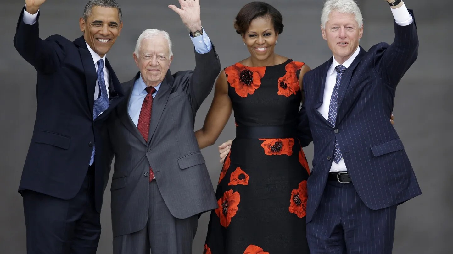 Michelle Obama Absent from Jimmy Carter's Farewell Ceremony