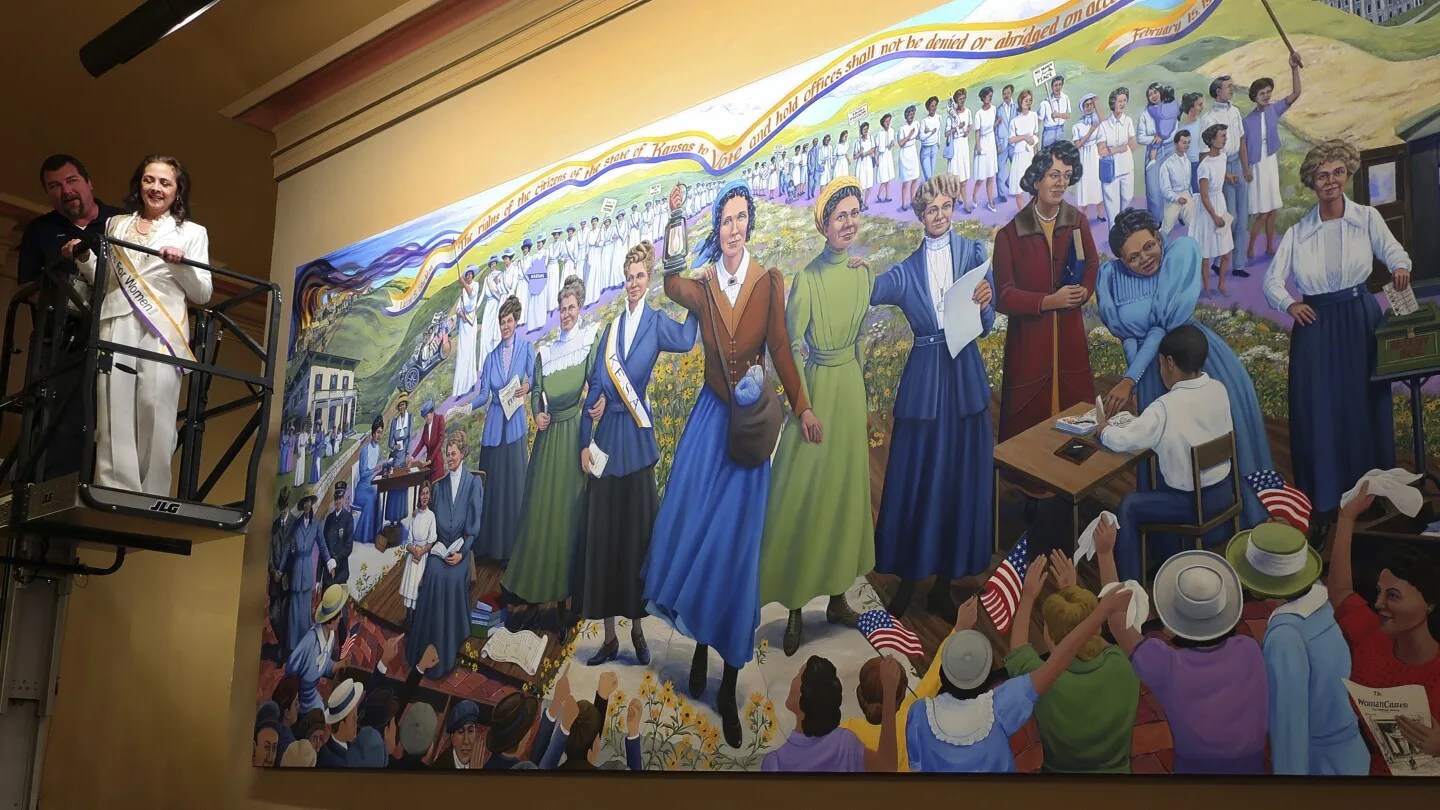 Kansas Mural Celebrates Trailblazing Women in the Fight for Voting Rights