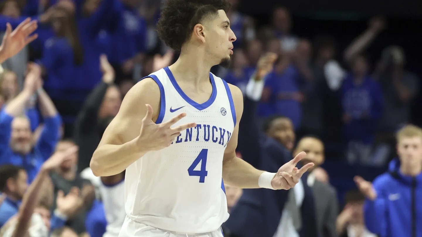 Koby Brea Lights It Up with Seven 3-Pointers as No. 10 Kentucky Downs No. 6 Florida, 106-100