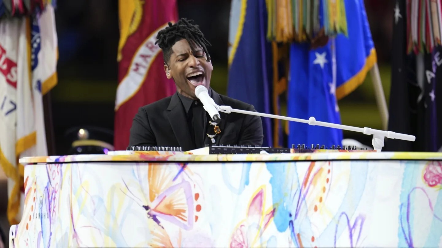 Jon Batiste's Super Bowl Anthem Spotlights His Wife's Art and Hints at New Music