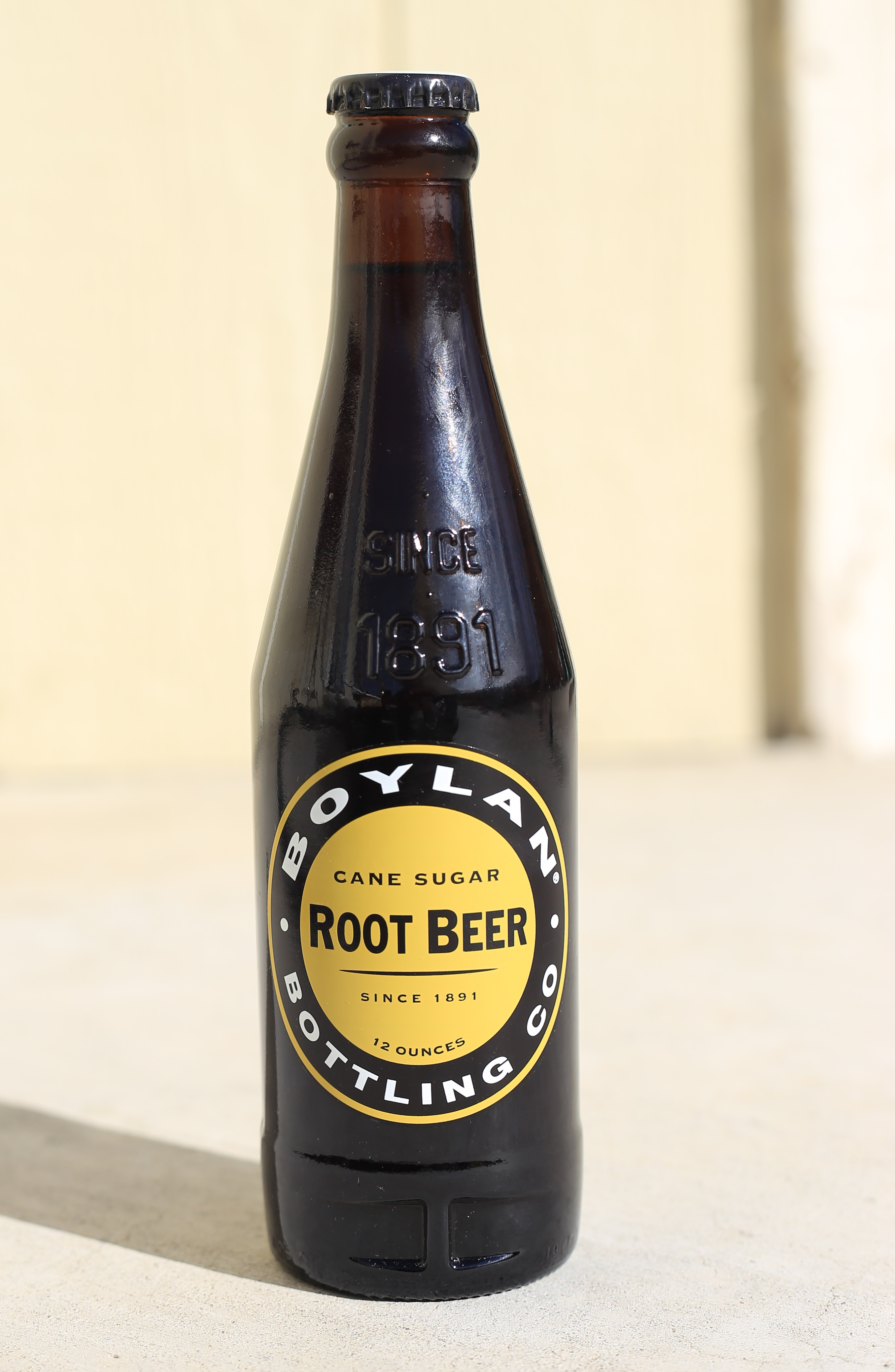 Boylan Root Beer Glass Bottle