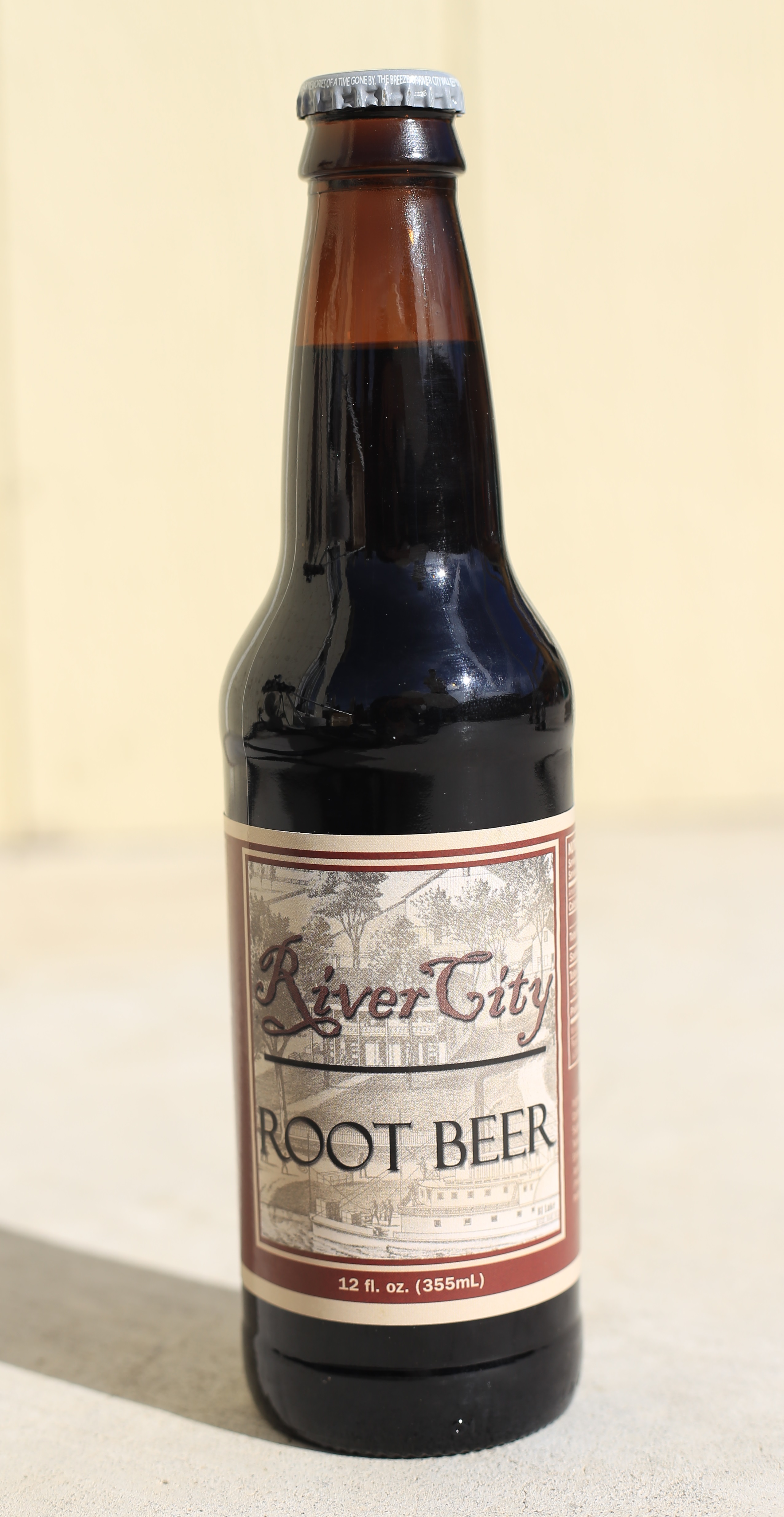 River City Root Beer Glass Bottle