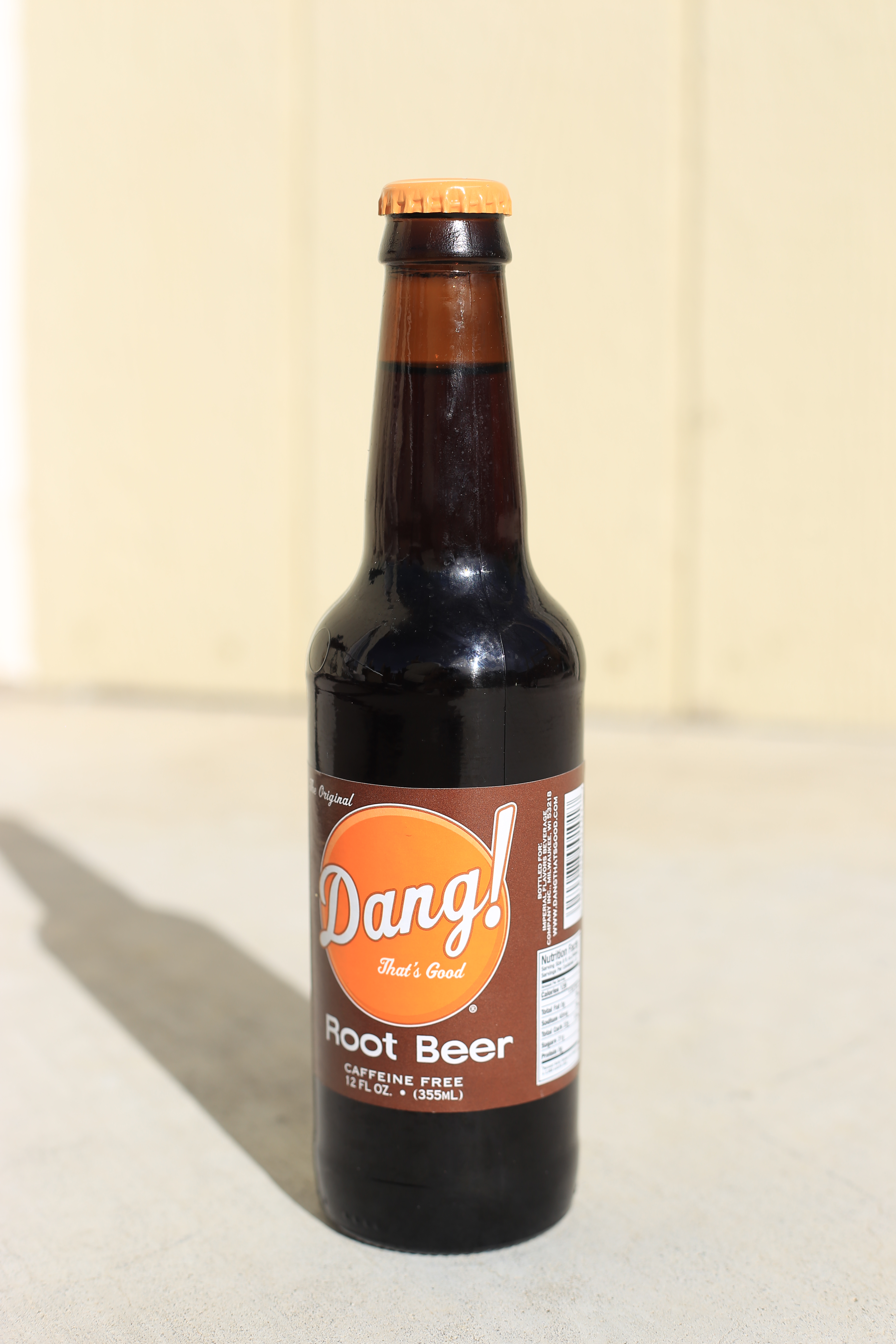 Dang! That's Good Root Beer Glass Bottle