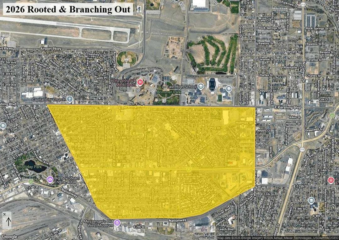 Free Tree Program Rooted In Cheyenne 2026 Rooted Branching Out Area Map 
