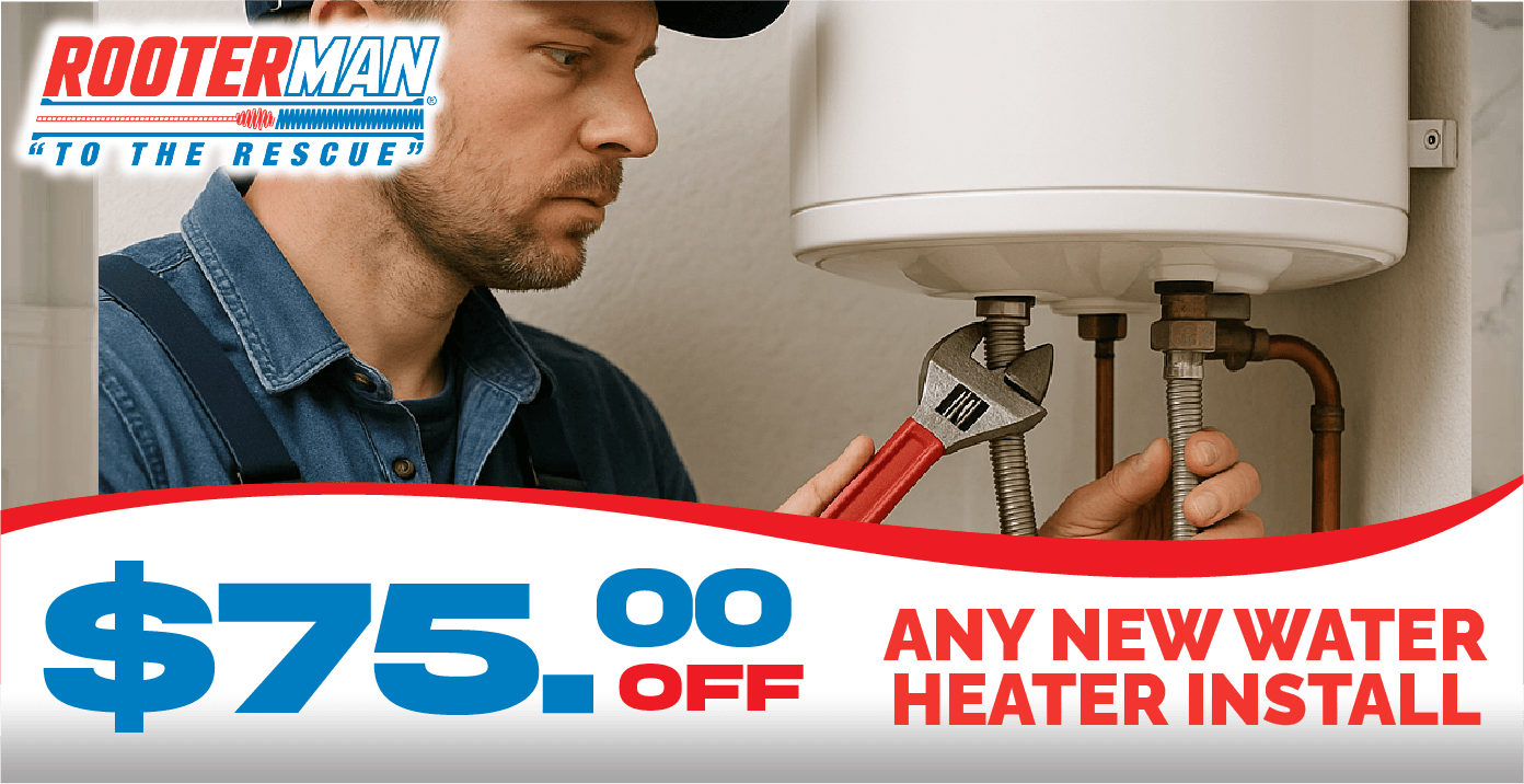 $75 off Water Heater