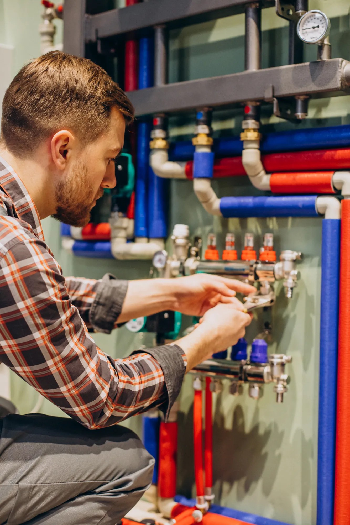 young-engineer-adjusting-autonomous-heating