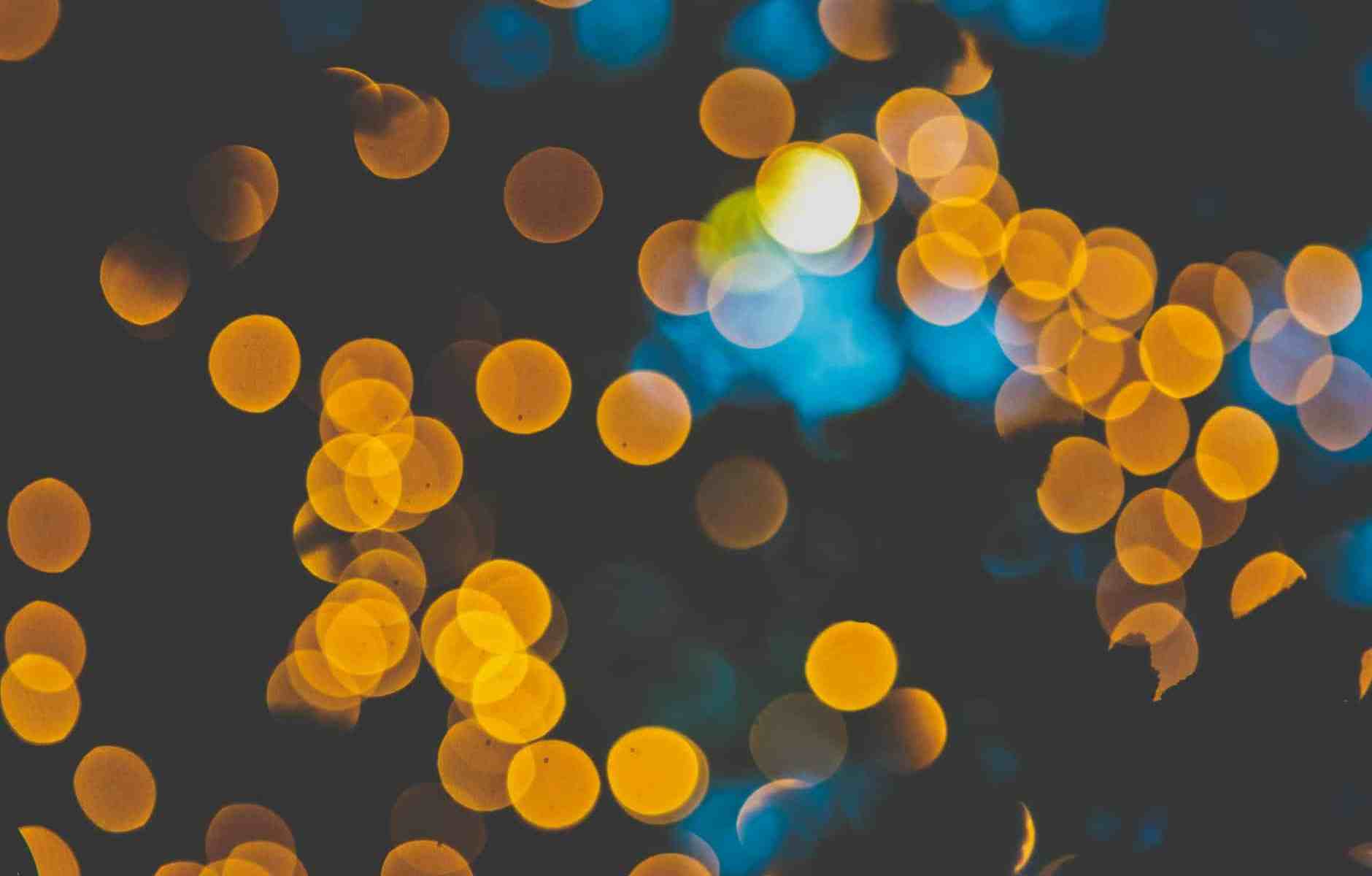 foto bokeh amarilla