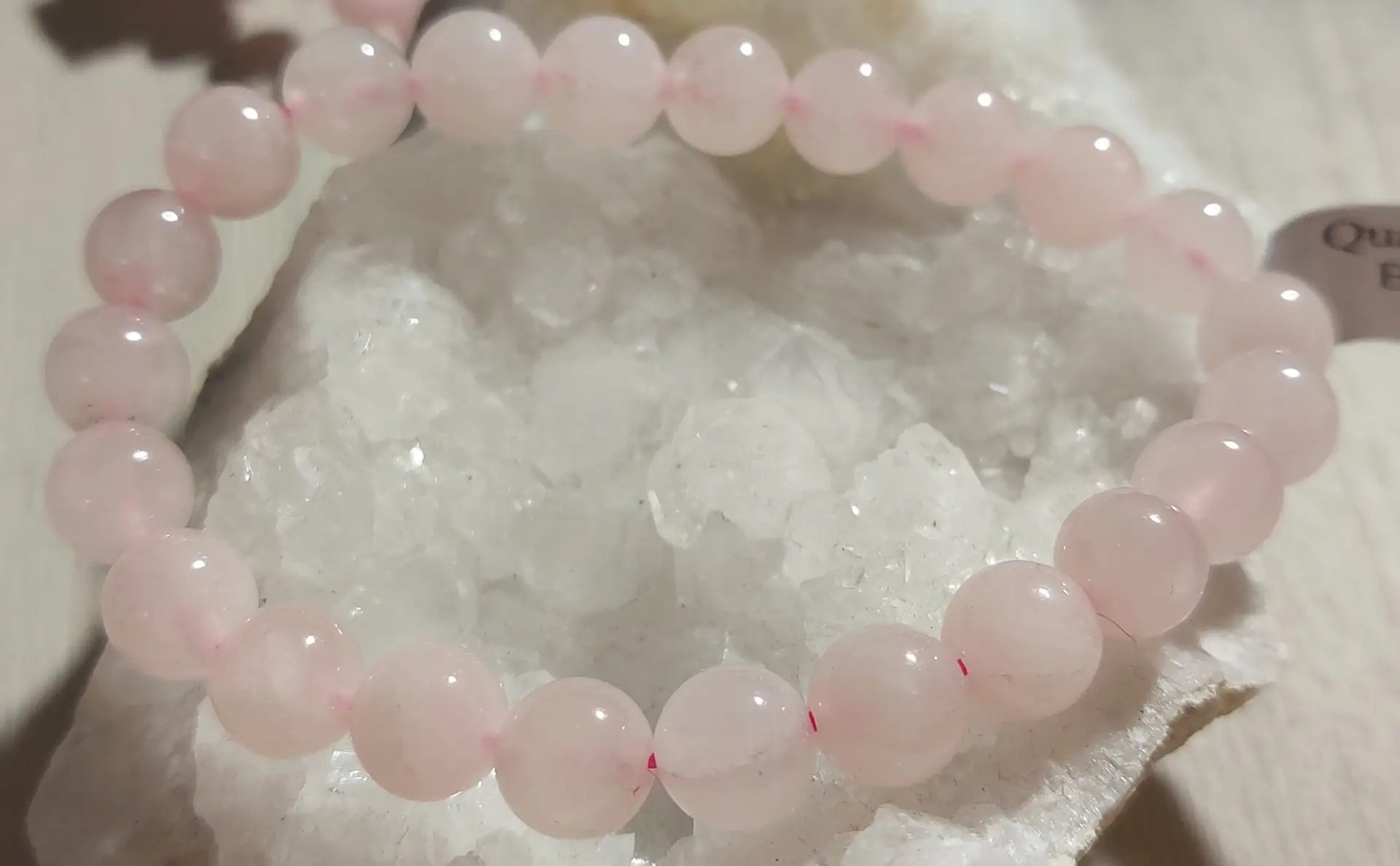 bracelet Quartz rose 08