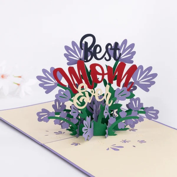 Best mom greeting card 