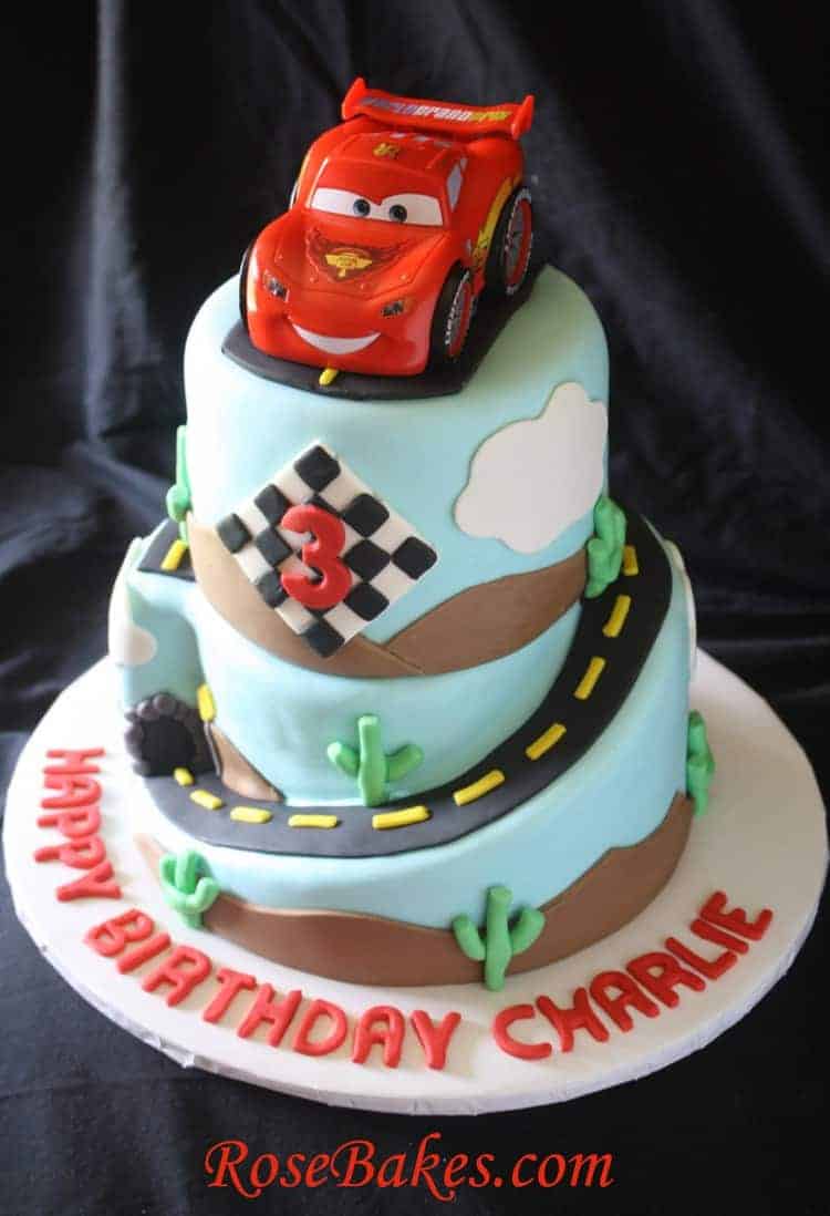 Cars 2 Lightning McQueen Cake Cars 2 Lightning McQ