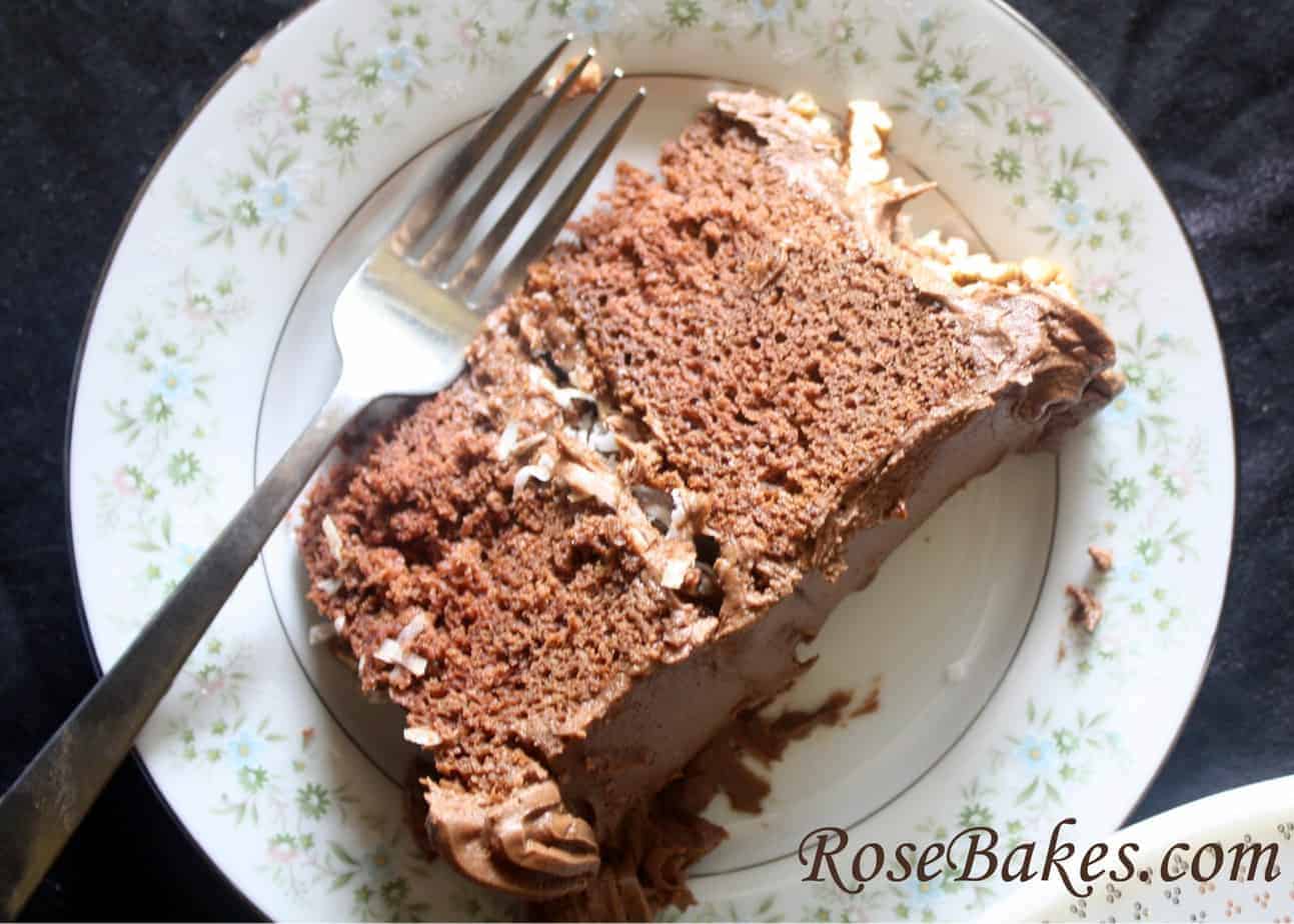 pic German Chocolate Cake With Cream Cheese Frosting german chocolate cake with chocolate cream cheese buttercream frosting recipe