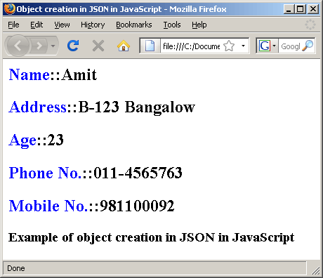 Json Javascript Example Tutorialstrend - Premium Colorful Background Gallery - Desktop