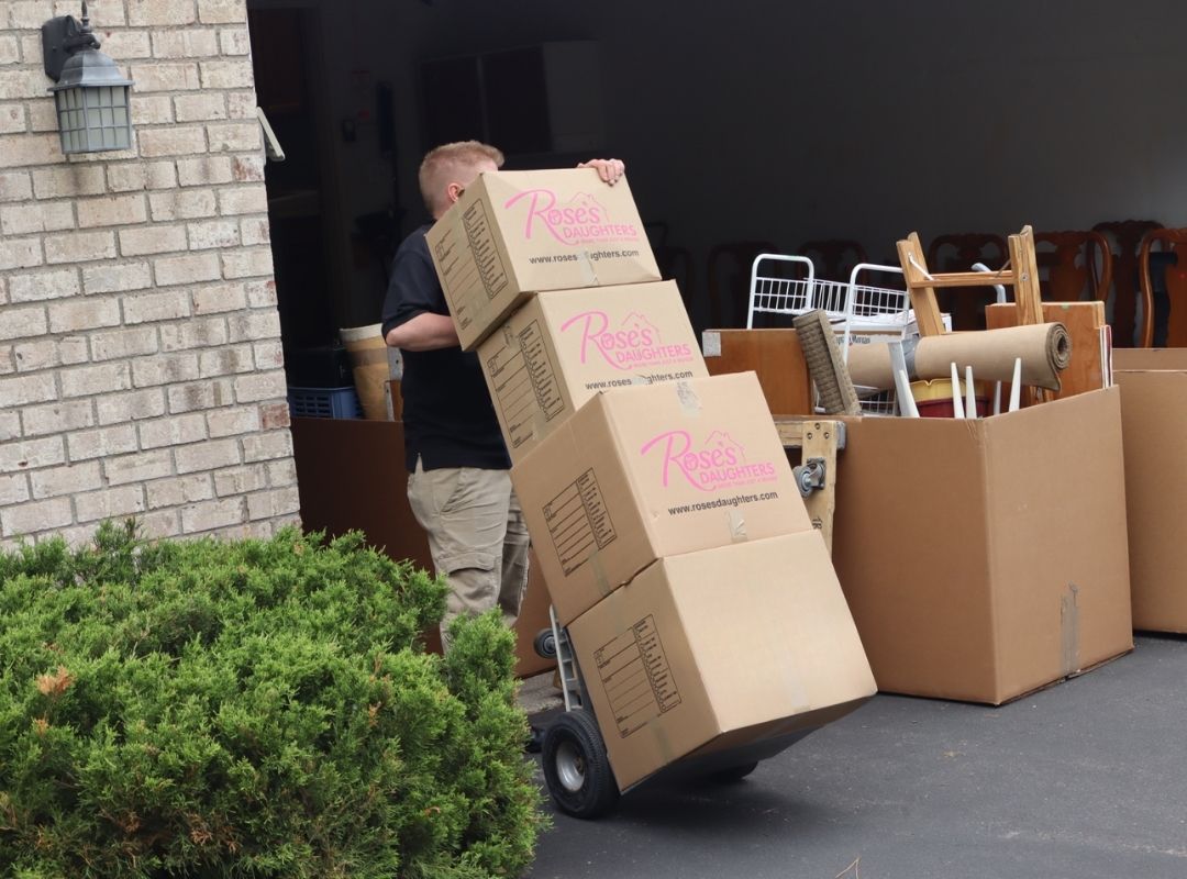 Rose's Daughters Moving Boxes