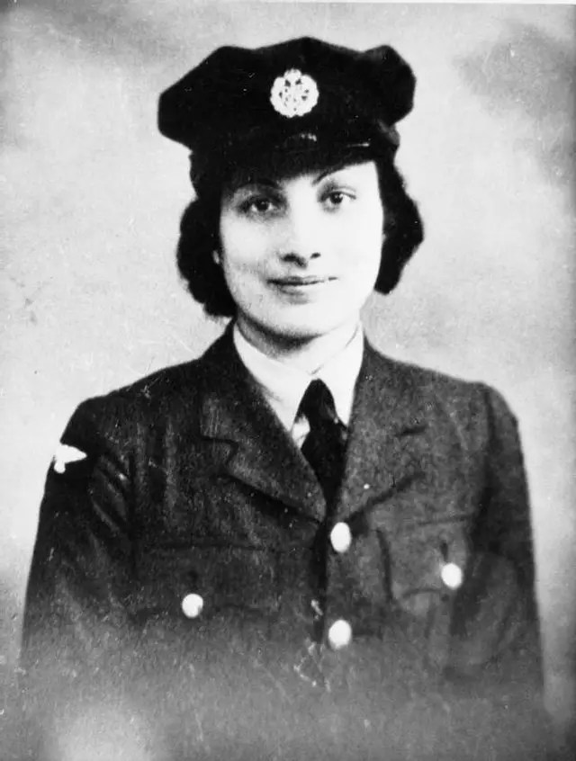 Hon. Assistant Section Officer Noor Inayat Khan (code name Madeleine), George Cross, MiD, Croix de Guerre avec Etoile de Vermeil. Noor Inayat Khan served as a wireless operator with F Section, Special Operations Executive.