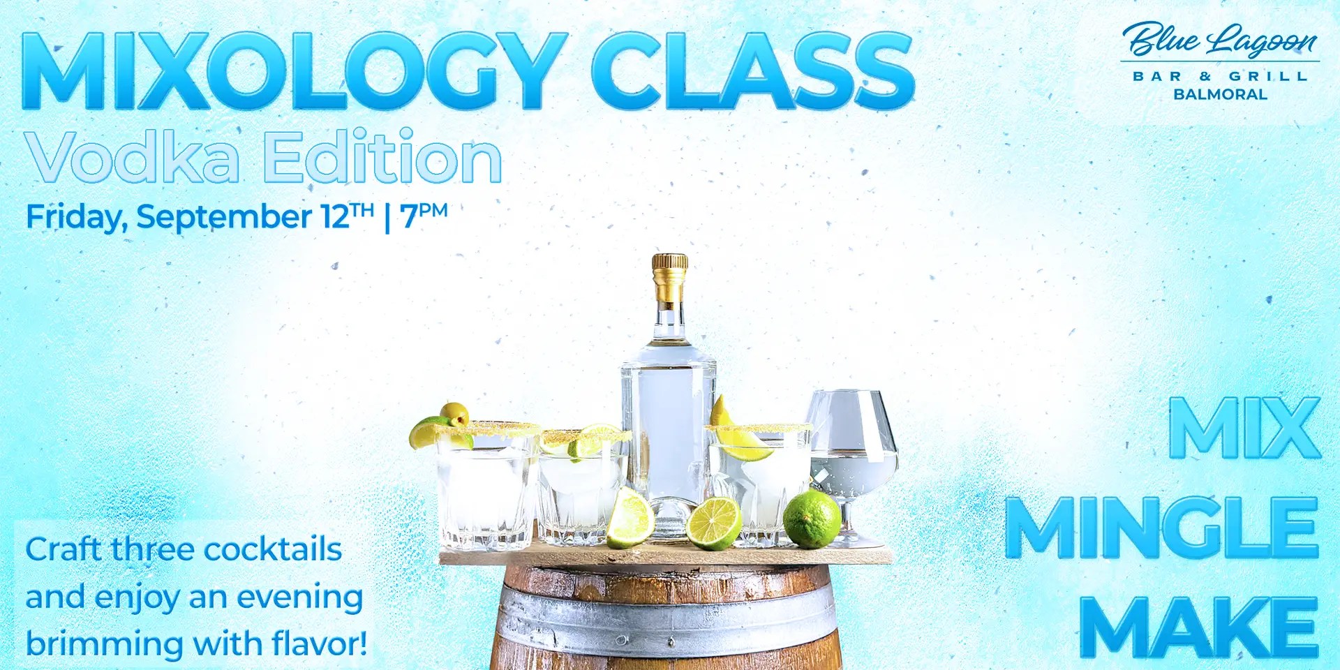 Vodka mixology poster