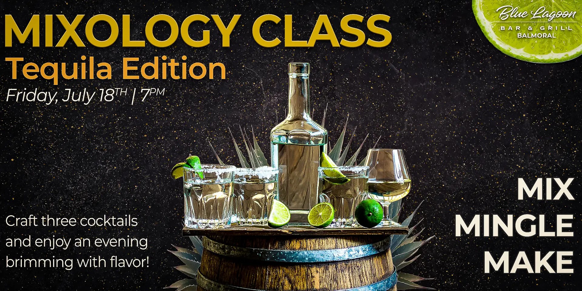 Tequila mixology poster