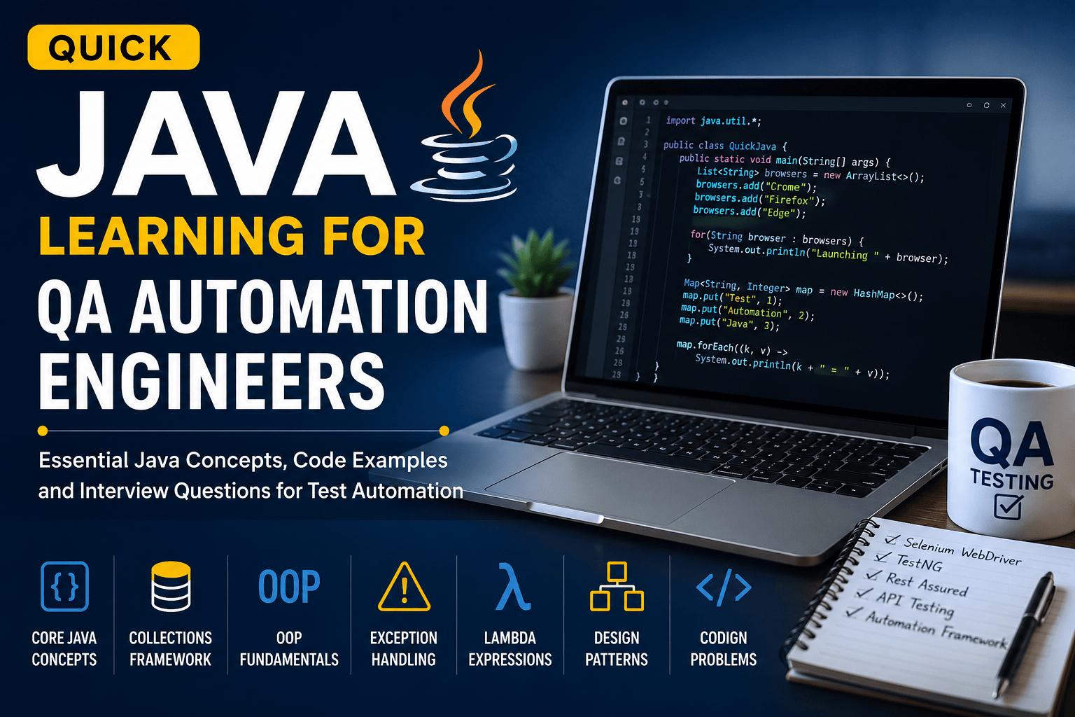 Quick Java for QA Automation Engineers