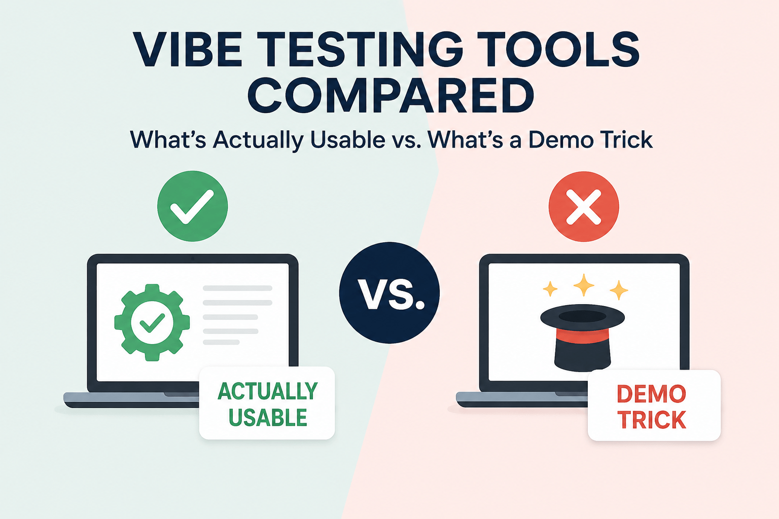 vibe testing tools usable