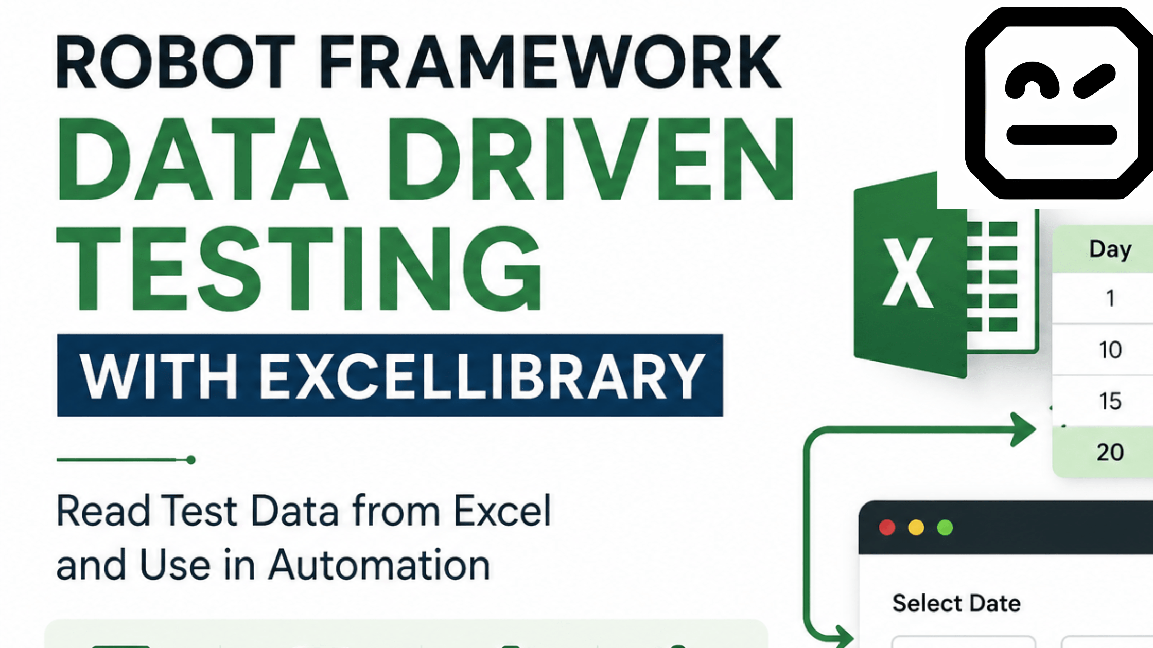 Data Driven Testing Robot Framework Excel Library