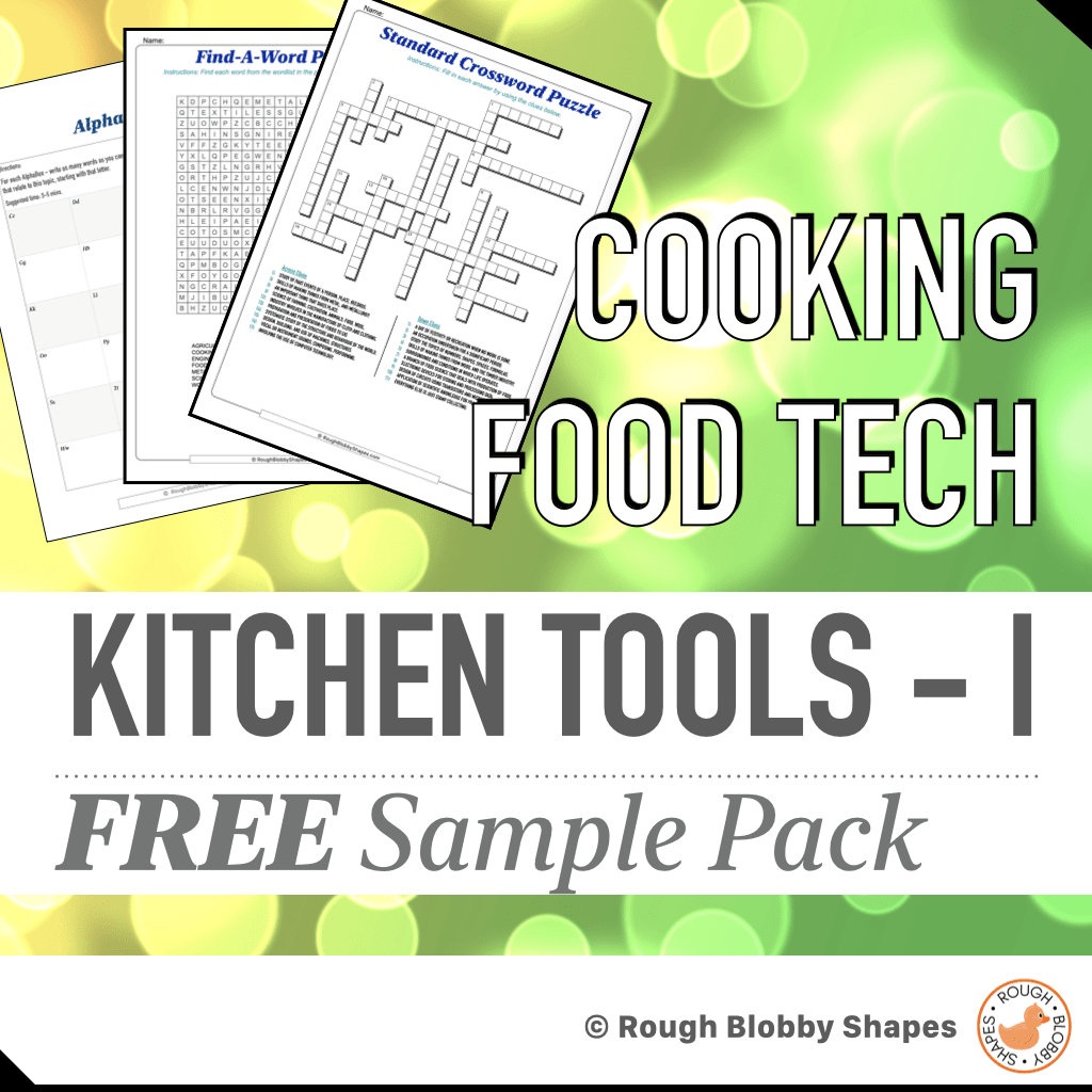 Cooking Food Tech - Kitchen Tools I - Free Sample