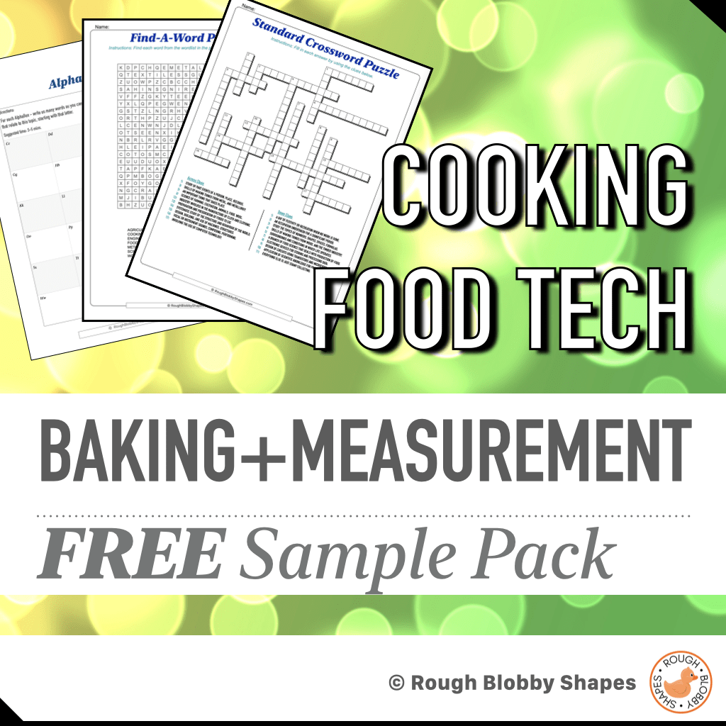 Cooking Food Tech - Baking and Measurement - Free Sample
