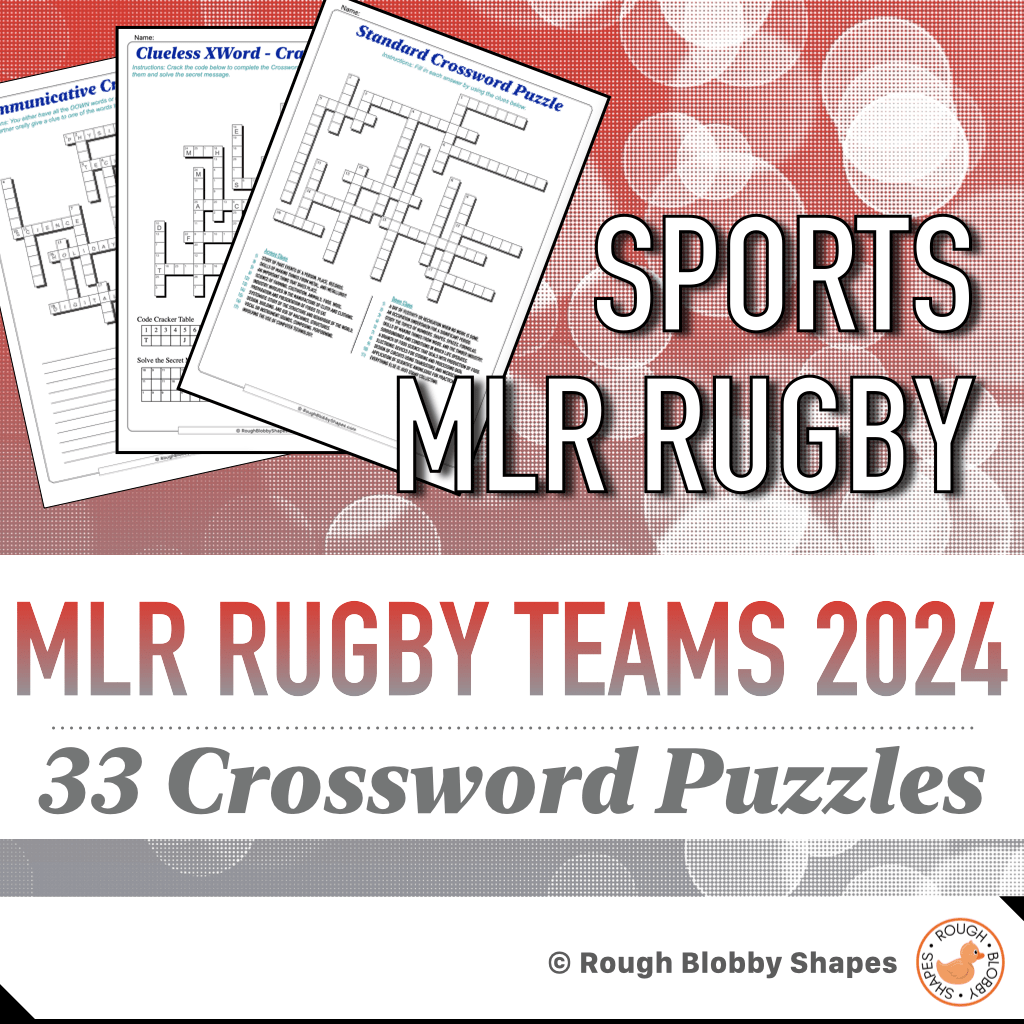 Sports - Rugby - MLR Rugby Teams 2024 - Crosswords