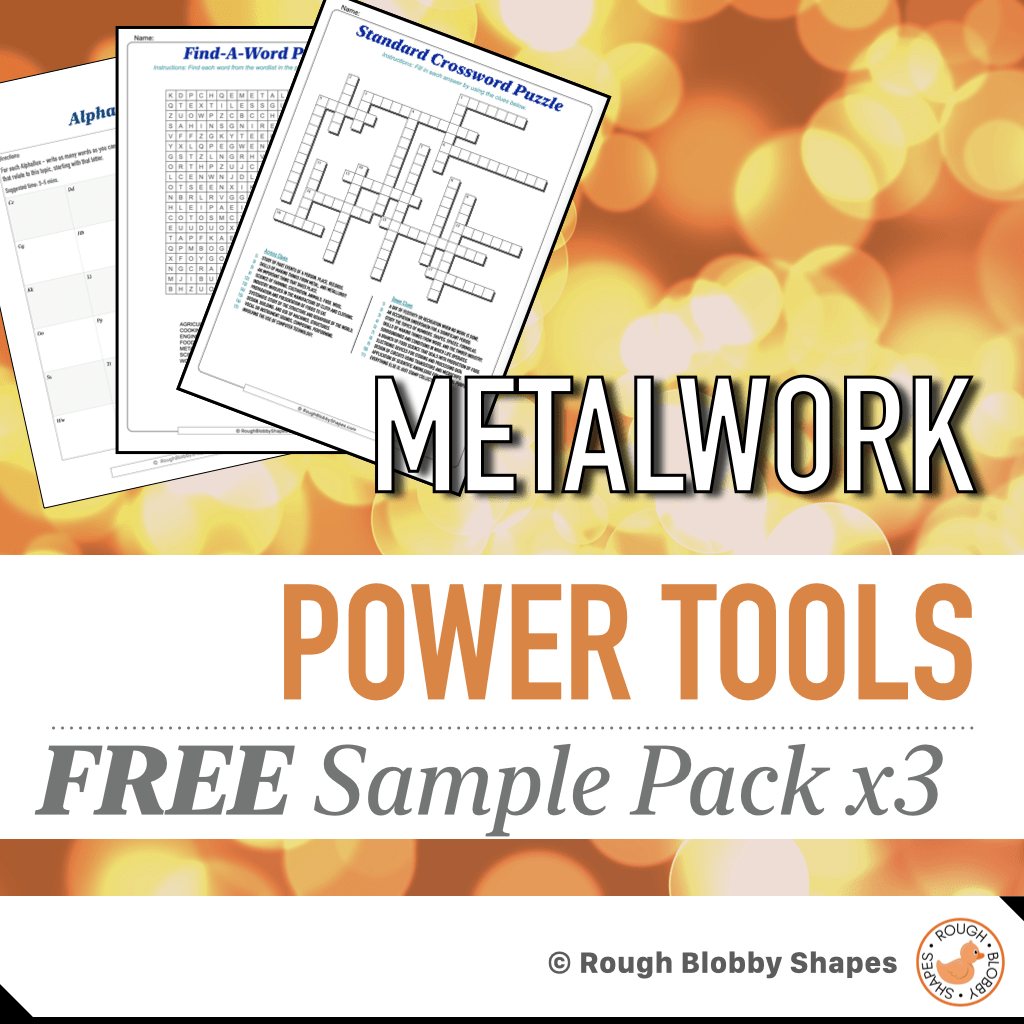 Metalwork - Power Tools - Free Sample Pack